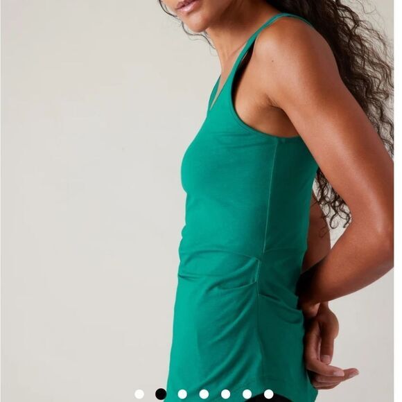 Athleta -1617 Outbound Scoop Neck Tank in Emerald‎ Green Size Small - Picture 1 of 11